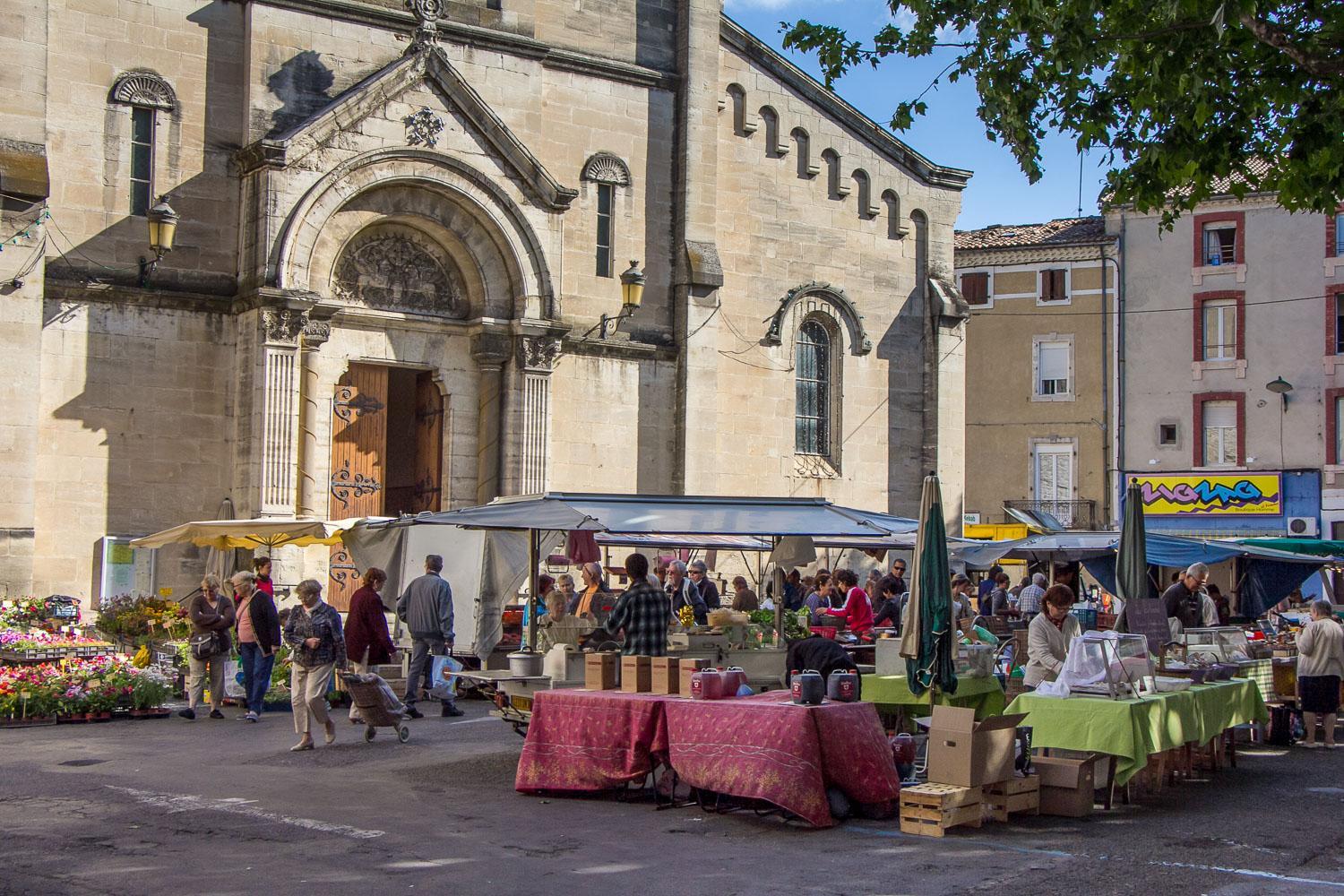 St Ambroix Tuesday Market, Gard, Southern France Wide Angle Adventure